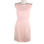 Mundi Gianni Bini Dress 6 Pink Cap Sleeves Sheath Lined Back Zipper Photo 10