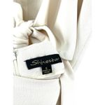 Shinestar  S Romper Tie Cutout Back Shorts Outfit Cream One Piece Womens Bow Photo 2