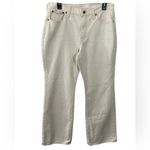 J.Crew Full-length Demi-Boot Jeans Size 30P Natural Cream Bootcut Denim Photo 1