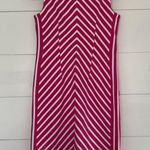 Talbots  Women’s Petite Pink White Dress Photo 3