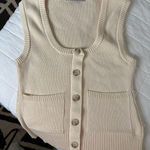 ZARA  cream sweater vest Photo 0