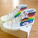Vans Rainbow High-Top Sneakers Pride' VN0A5FCCWTM Women 10.5 US Mens 9.0 US Photo 3