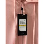 Jones New York  Sz M Peach Full Zip Pocket Drawstring Long Sleeve Hoodie Top Jack Photo 3