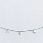 Silver Star Choker Necklace Photo 0