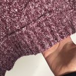 Free People Merry Go Round cropped sweater burgundy heather hue sz XS Photo 6