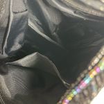 Vintage Jotta Black Iridescent Beaded Floral Crossbody Purse‎ Photo 4