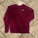 Nike Maroon Sweatshirt Crewneck Photo 0