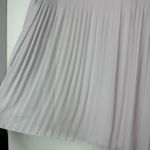 Aritzia Wilfred Daydreamer Mini Dress Sz Small Cloudy Lilac Pleated Long Sleeves Photo 14