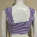 Wild Fable  | Women’s Ribbed Purple Knit Bra Top Crop Shirt | Small Photo 1