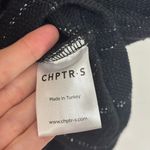 CHPTRS Oversized Keen Blouse in Black Windowpane Photo 8