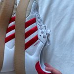 Adidas white and red gum sambas Photo 3