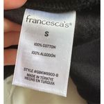 Francesca’s black crewneck sweatshirt with pearl detail Black Photo 5