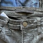 joe's jeans  Black Charlie High Rise Snakeskin‎ Print Skinny Ankle Jeans Size 26 Photo 6