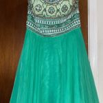 Sherri Hill  green prom dress maxi Photo 6