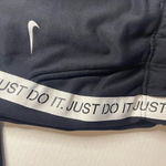 Nike Black Track Pants with Just Do It Trim Photo 4