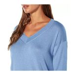Gap  Women's V-Neck Long Sleeve Relaxed‎ Fit Ribbed Knit Pullover Sweater Size M Photo 1