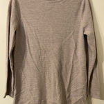 J. Jill Tan Beige Waffle Knit Long Sleeve Thermal Top Cotton Blend Size Medium Photo 0