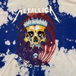 Metallica In Vertigo Heavy Metal Band Acid Wash T-Shirt Size Extra Large Photo 1