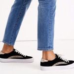 Madewell NEW  Sidewalk Genuine Calf Hair Trim Sneaker Photo 3