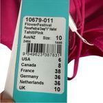 Seafolly Flower Festival Tahiti Pink Deep V Maillot One Piece Swimsuit Size 6 Photo 8