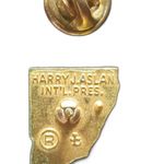 Vintage Lions Club 100% Attendance Award Lapel Pin 1975 1976 California Nevada Photo 1