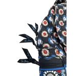 Vera Bradley  blue Owl & Floral Print Quilted Backpack 16" x 14" SKU 7335 Photo 12