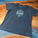 Life is Good Crusher Tee Short Sleeve Dragon fly floral graphic large Peru Photo 0