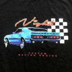 SheIn Night Racing Car Black Graphic T-Shirt Size Medium Photo 8