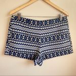 Forever 21 Navy Blue White Shorts Geometric Print Size Large Photo 0