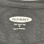 Old Navy Classic Black Loose Slub-Knit Easy Pocket T-Shirt Women's Top M Photo 4