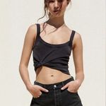 PacSun Women’s High Rise Mom Denim Shorts in Black Size 24 Photo 1