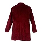 Altar'd State Corduroy Double Breasted Blazer Womens XS Red 100% Cotton Holiday Photo 3