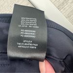 Babaton Aritzia Navy Satin Dress Pants Straight Leg Pleated Office Party Sz 8 Photo 10