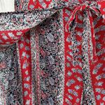 Style & Co X-Large Wide Leg Wrap Pants Floral Mid-Rise Tie Gauzy Elastic Waist Photo 5