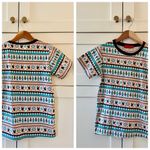 AMPNA Thailand Andean Tibetan Style Folk Print T Photo 6