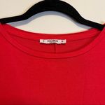 Pull & Bear  Red Tank Top Dress with White Stripe on Down the Sides Size Medium Photo 3