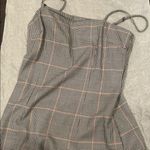 NWT  forever21 houndstooth black cream brown dress medium m Photo 3