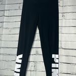 PINK - Victoria's Secret Victoria’s Secret Pink-Logo Black Leggings M Y2K Athleisure Sport Streetwear Y2K Photo 5