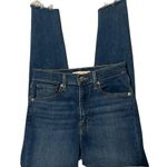 Levi's Mile High Super Skinny Ripped Knee Raw Hem Distressed Knees, Sz 27 Photo 5