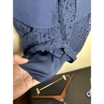 Covington  Women's Chiffon & Lace Shift Dress Classic Knee Length Size 14 Photo 9