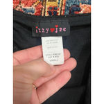 Izzy & Jae Strapless Black Glitter Sequin Party Cocktail Dress Small USA Photo 4