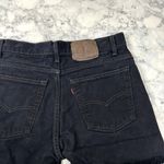 Levi's  Vintage 505 90s Black Denim Cutoff Shorts Photo 4