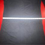 Garnet Hill Zinni by Women’s Black Dress M Cotton Blend Casual Pocket Midi Photo 3