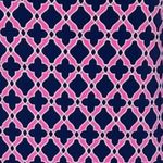 Laundry by Shelli Segal Dress Women Small Navy Blue Pink Geometric Casual Office Photo 3