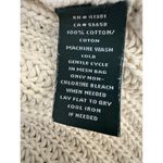 LRL Lauren Ralph Lauren Women's Cable Knit V Neck Sweater Beige Sz S Photo 7