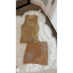 Matching top and skirt Green Size XS Photo 1