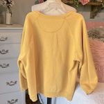 State of Mine Take it Easy Sweatshirt Cotton Womens XXL Goldenrod Yellow Photo 2