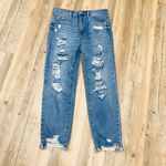 c'est toi  DISTRESSED BOYFRIEND JEANS Raw hem sz 9/28 Photo 1
