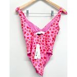 AQUA Printed One piece Swimsuit Beach Shells in Pink Size Small NEW Photo 6