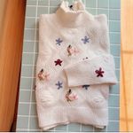 ZARA NWT FLORAL KNIT SWEATER Photo 2
